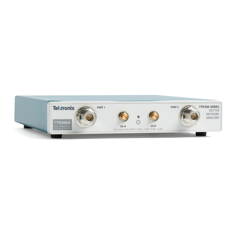 Tektronix TTR500 series User manual