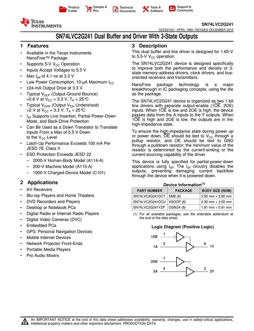 Texas Instruments SN74LVC2G241 manual