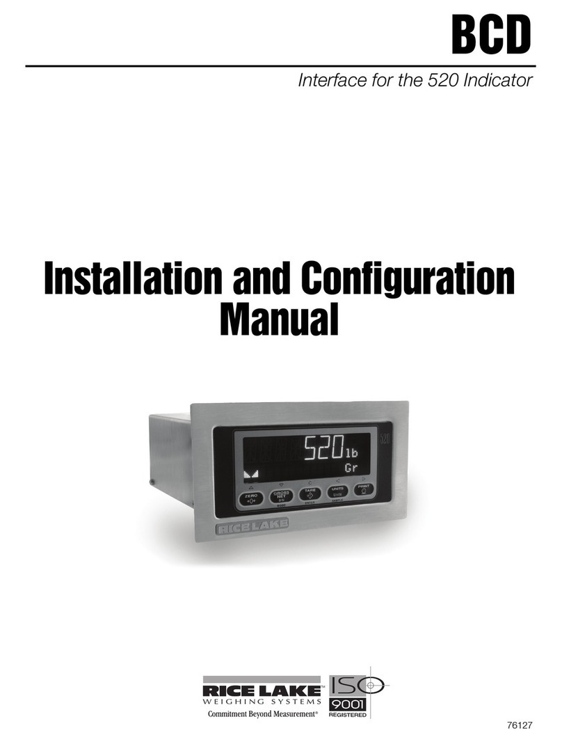 Rice Lake BCD Manual