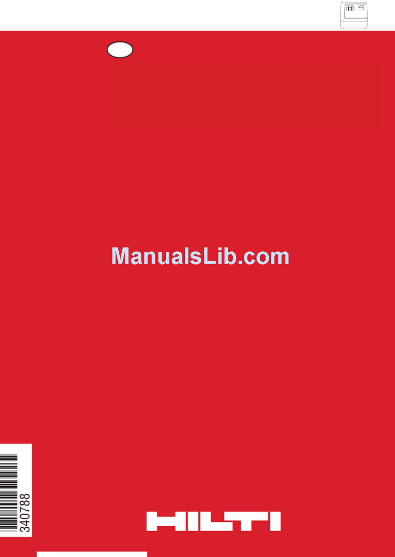 Hilti SFC 7/18H User manual
