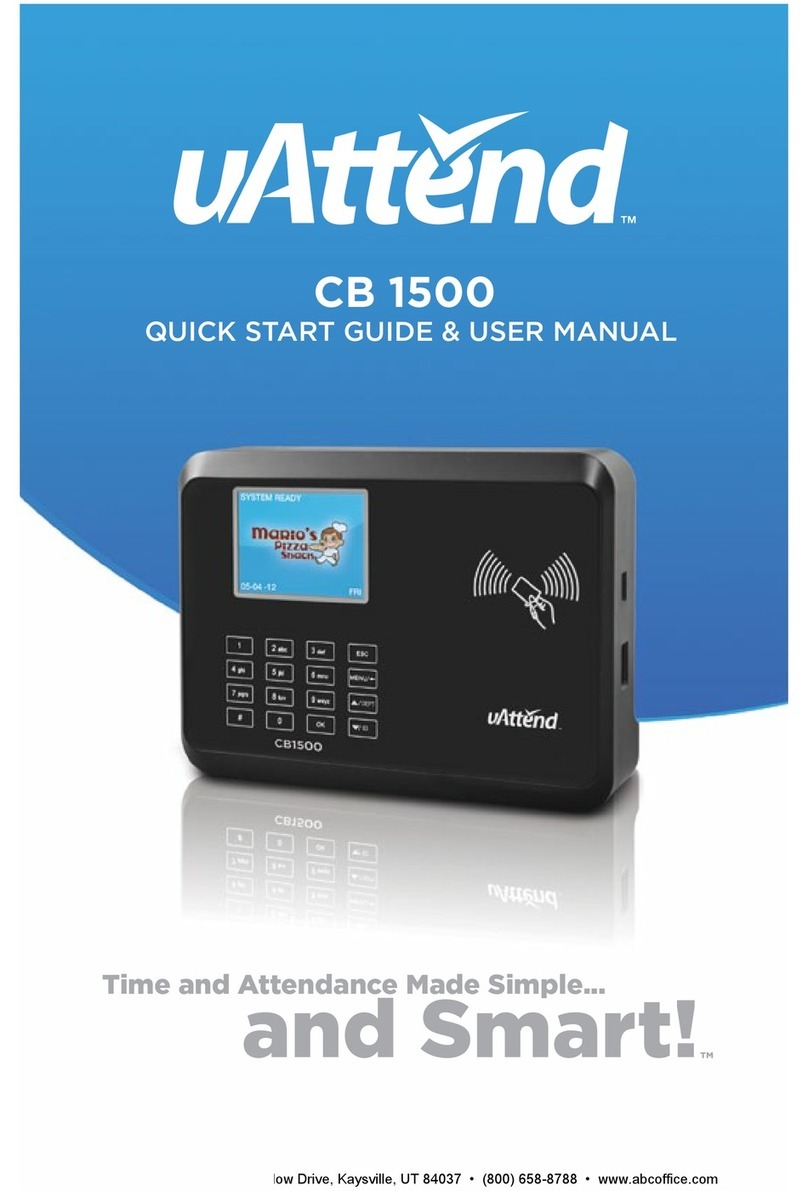 uAttend CB 1500 User manual