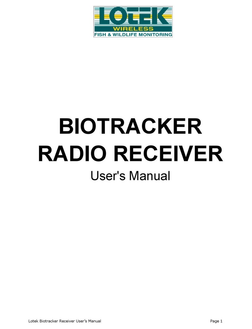 Lotek BC03 user manual