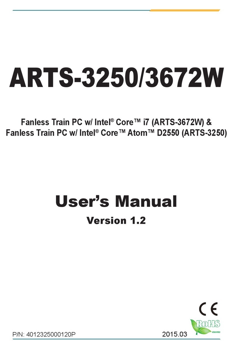 Arbor Technology ARTS-3250W User manual