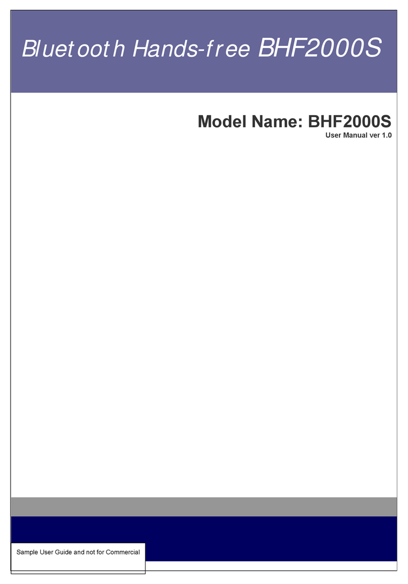DriveNTalk BHF2000S user manual