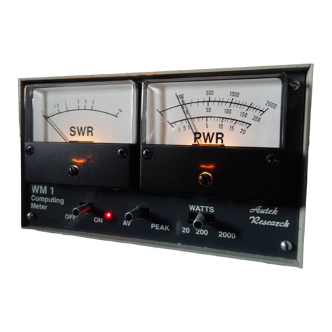 Autek Research WM-1 SWR instructions