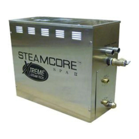 STEAMCORE SPA II user manual