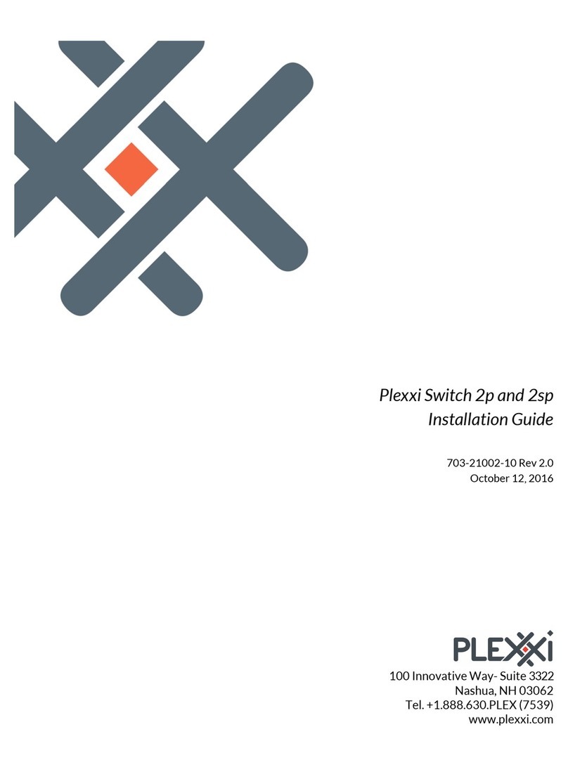 Plexxi Switch 2p installation guide Plexxi Switch 2p installation guide