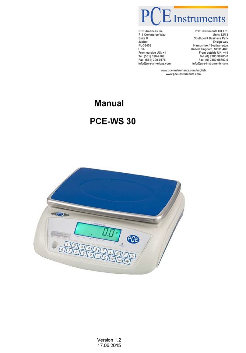 PCE Instruments PCE-WS 30 manual