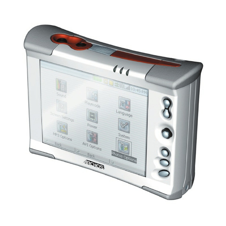 Archos AV320 - Video Recorder - Digital AV user guide