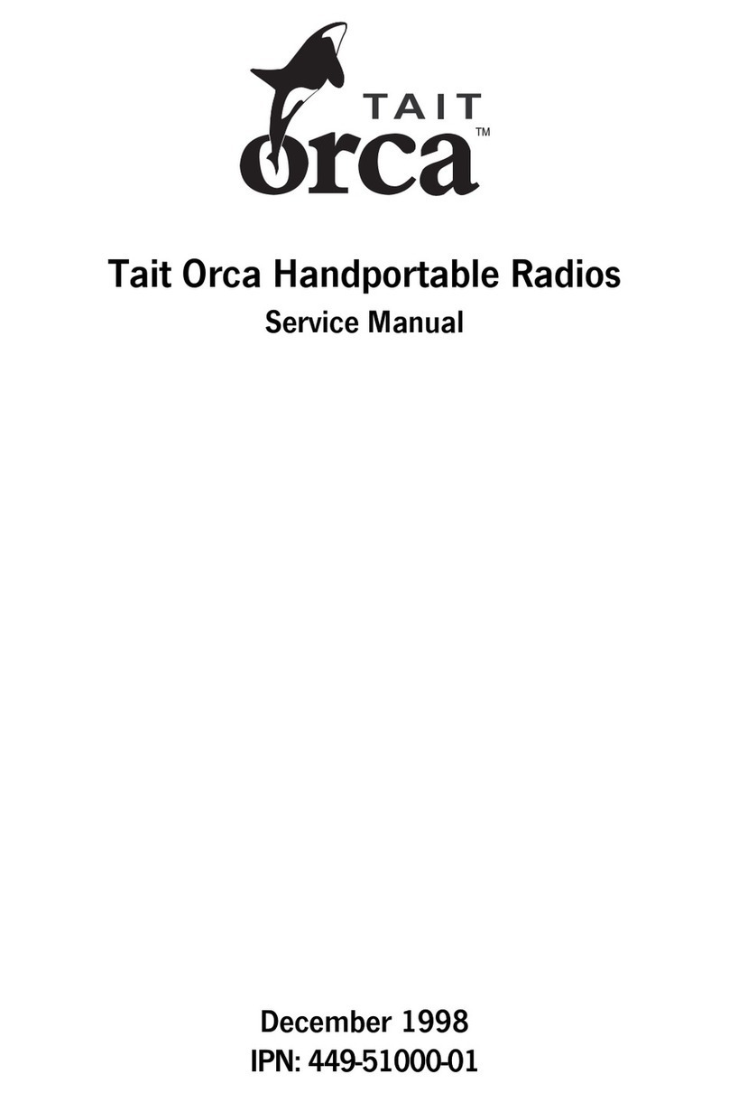 Tait Orca series Service manual