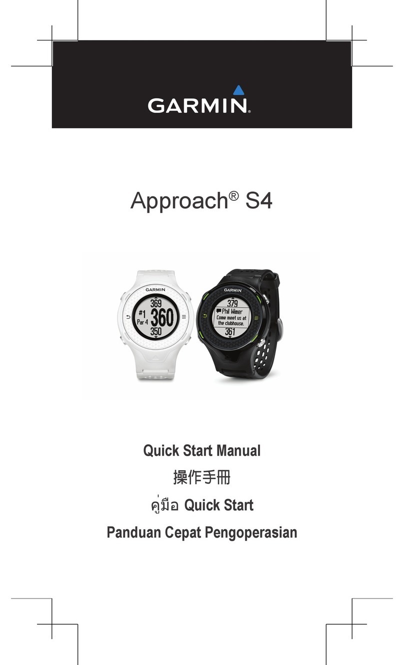 Garmin Approach S4 Instruction manual
