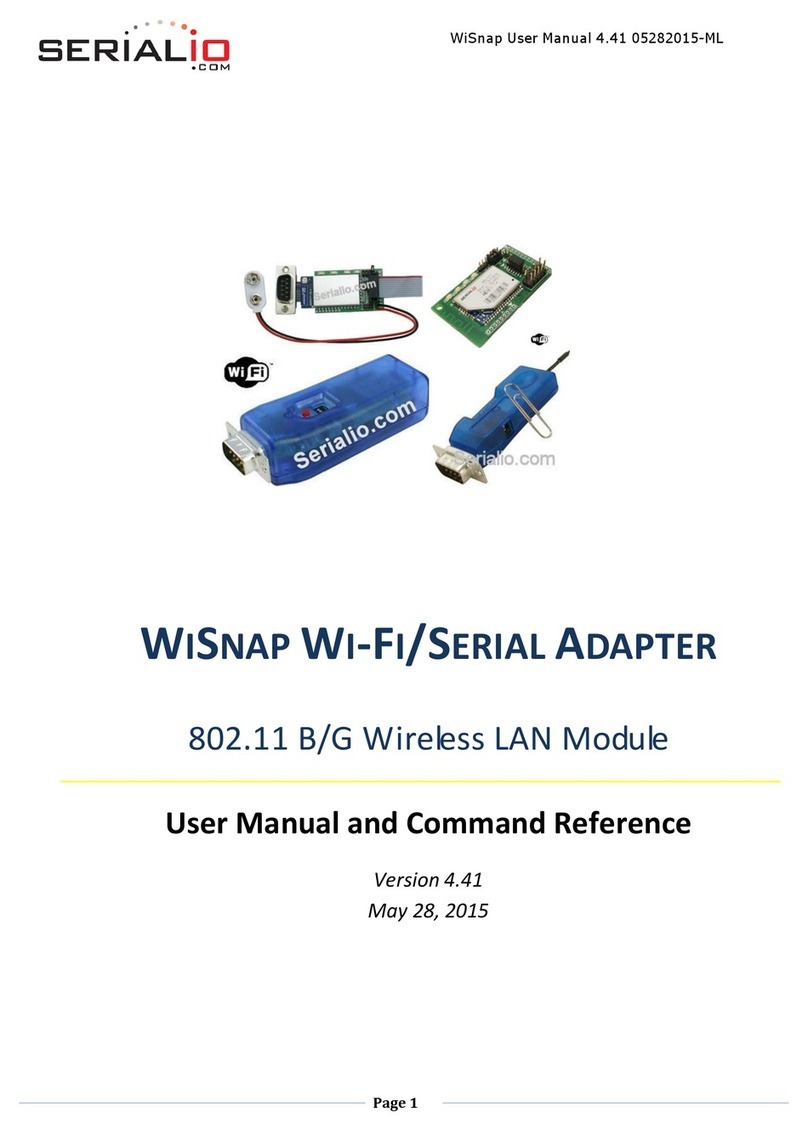 Serialio WinSnap User manual and command reference Serialio WinSnap User manual and command reference