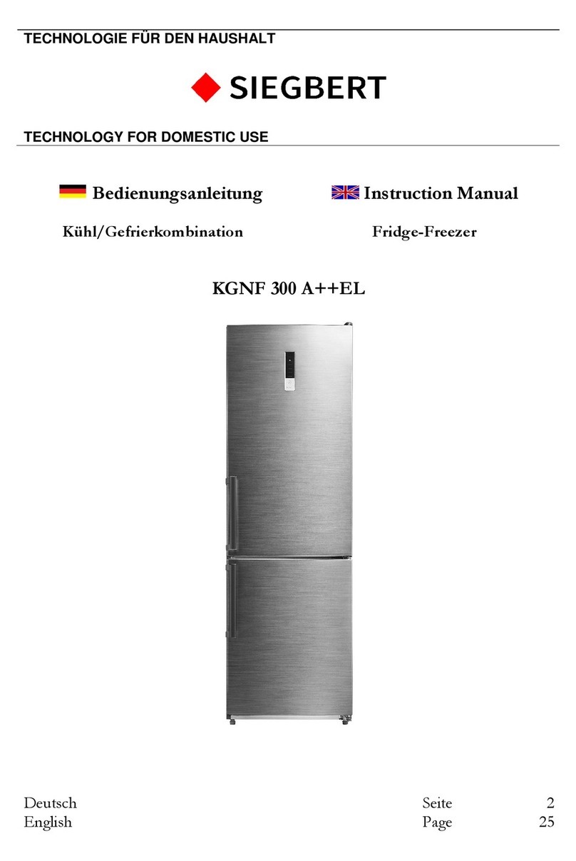 Siegbert KGNF 300 A++EL instruction manual
