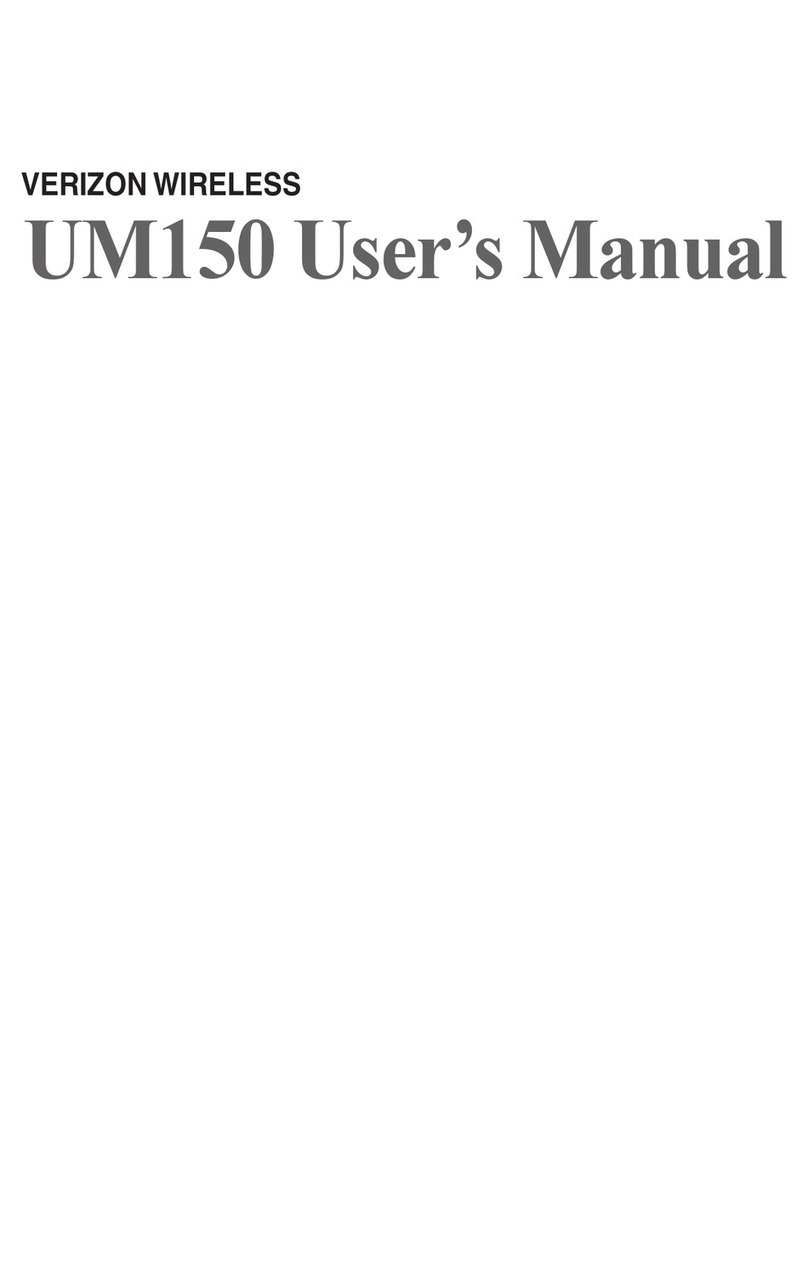 Verzon Wireless UM150 user manual