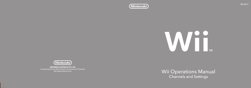 Nintendo Wii RVL-AUS-S User manual Nintendo Wii RVL-AUS-S User manual