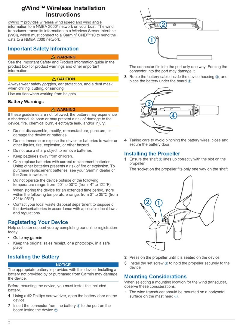 Garmin gWind User manual