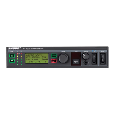 Shure PSM 900 user guide