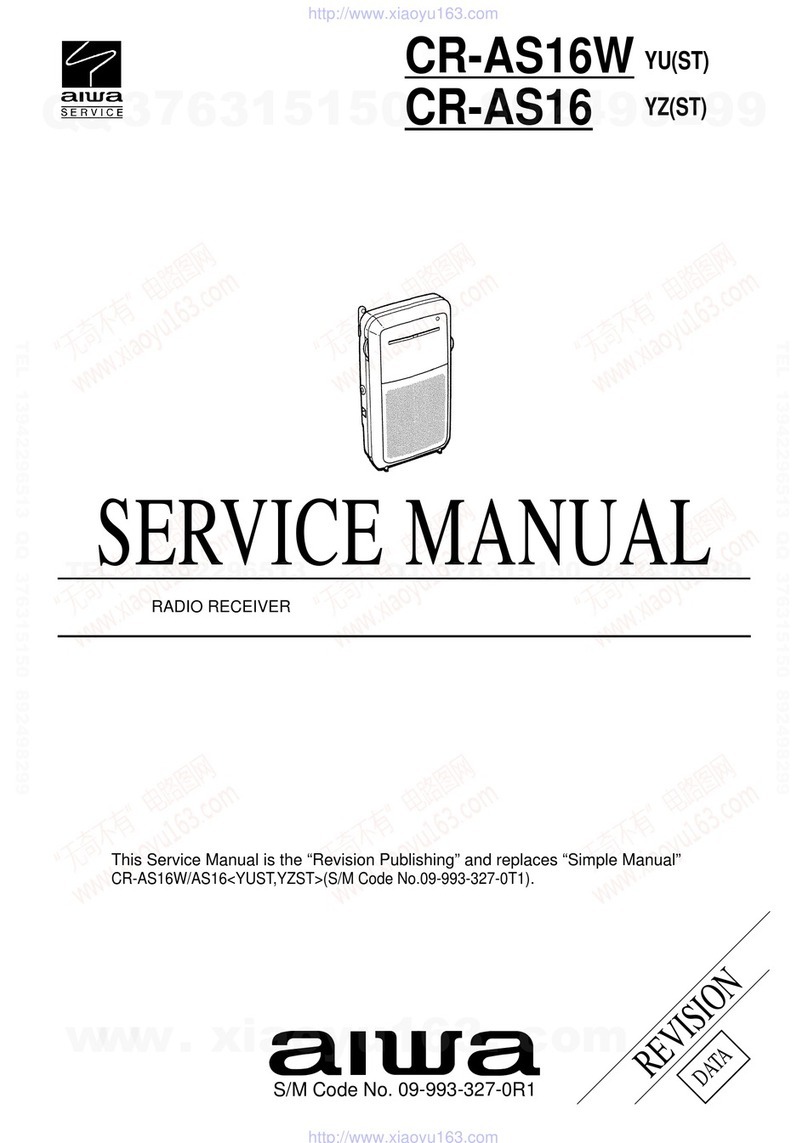 Aiwa CR-AS16W Service manual
