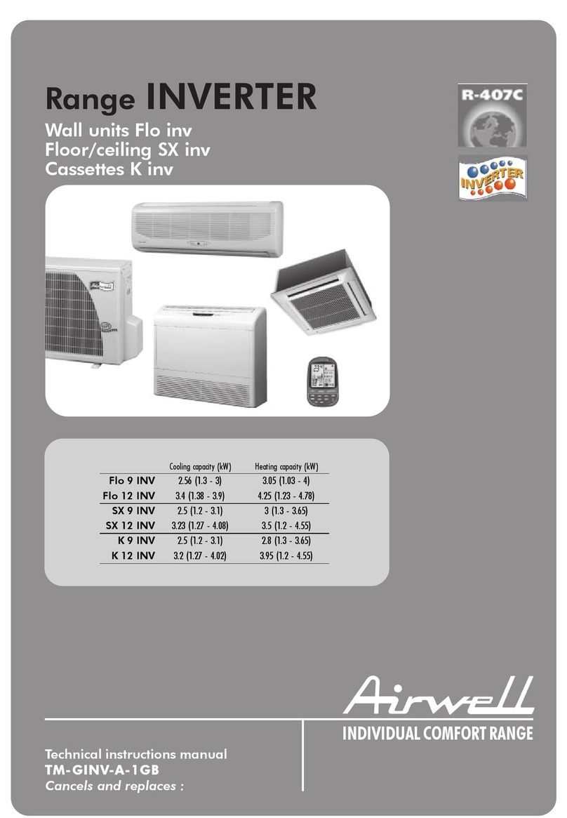 Airwell Flo 9 INV User manual