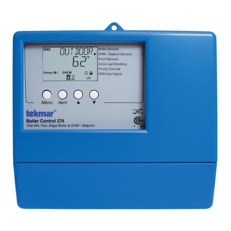 Tekmar 274 User manual