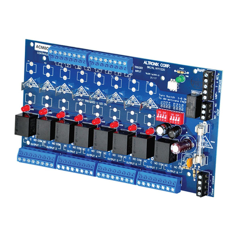 Altronix acm8 User manual