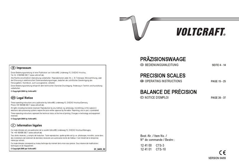 VOLTCRAFT CST-3 User manual