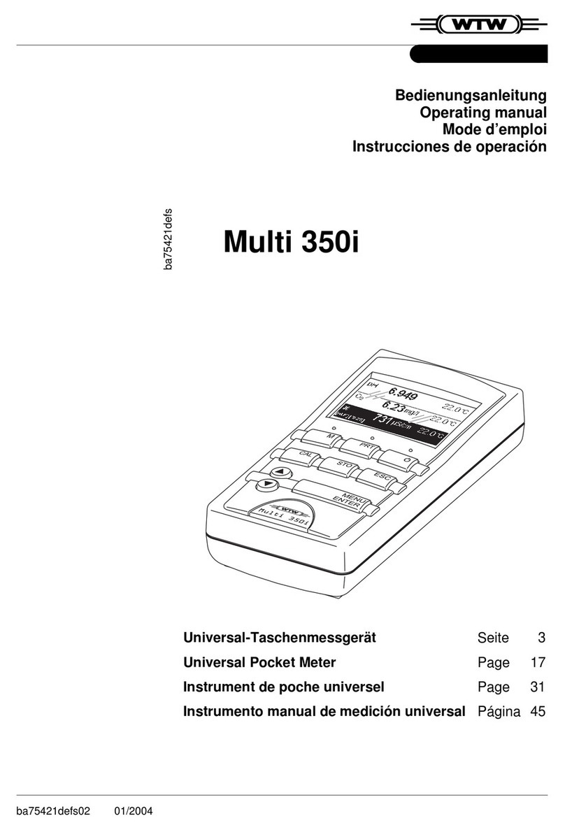 wtw Multi 350i operating manual wtw Multi 350i operating manual