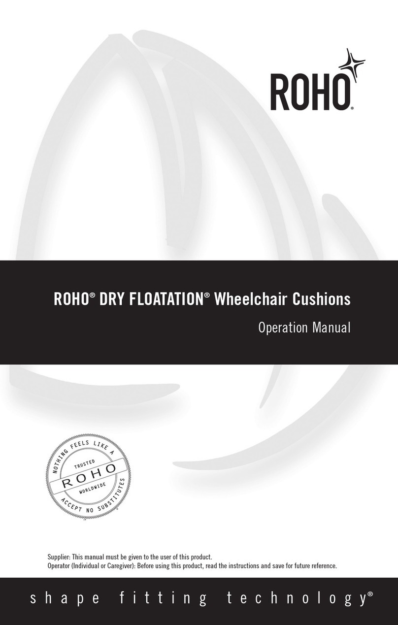 ROHO DRY FLOATATION User manual ROHO DRY FLOATATION User manual