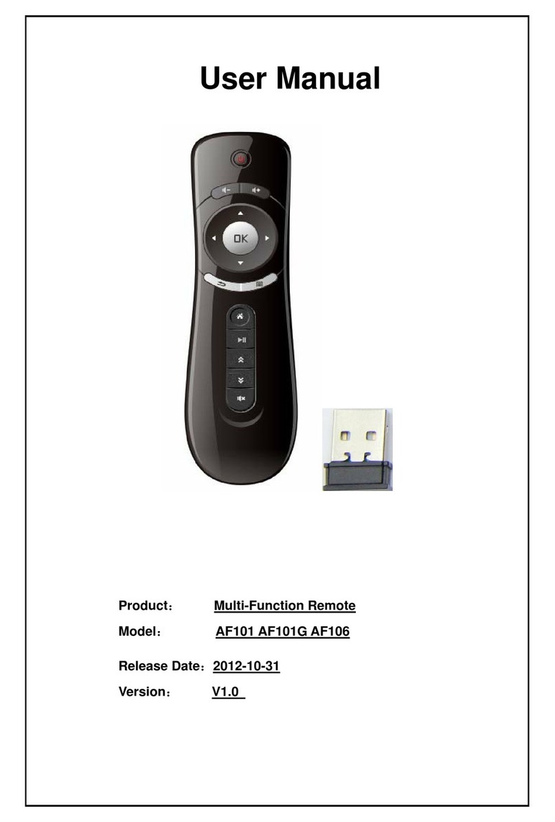 Excel Digital AF101 user manual