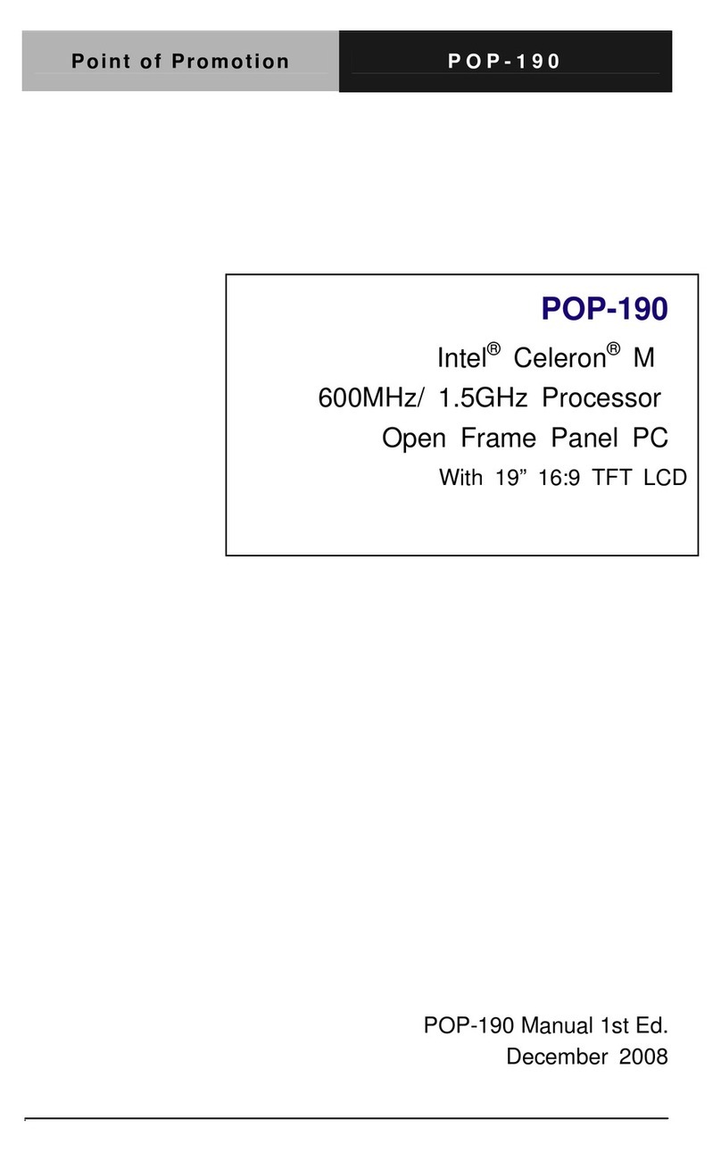 Aaeon POP-190 User manual