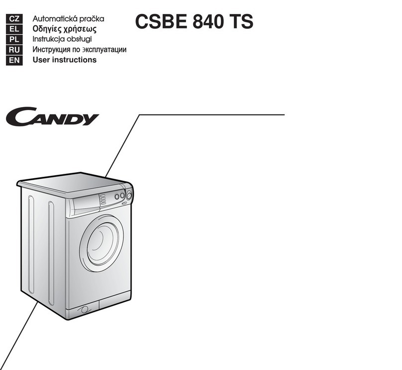 Candy CSBE 840 TS User instructions
