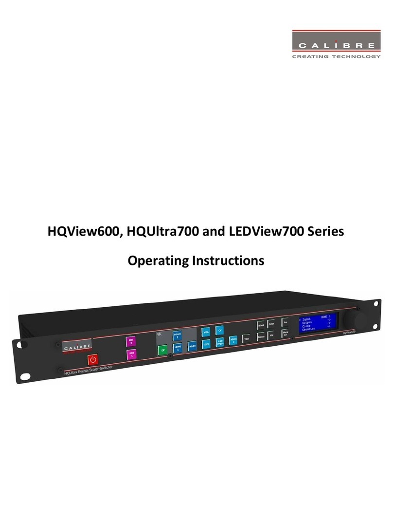 Calibre HQView620 User manual
