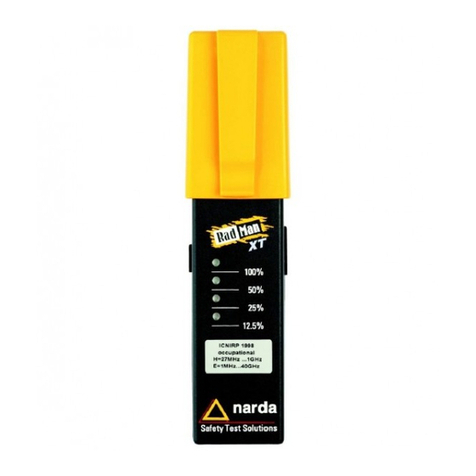 NARDA ESM-10 RadMan Mobile User manual NARDA ESM-10 RadMan Mobile User manual