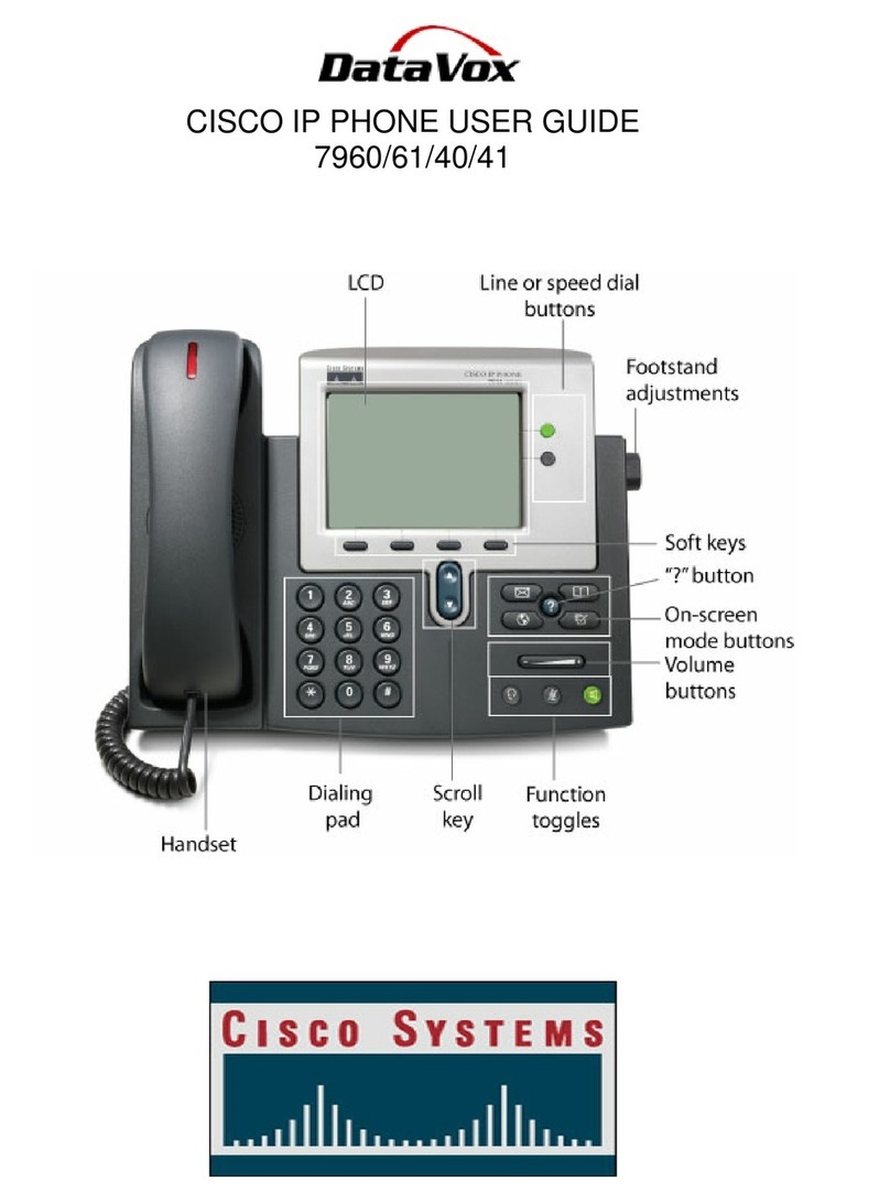 Cisco DATAVOX 7941 User manual