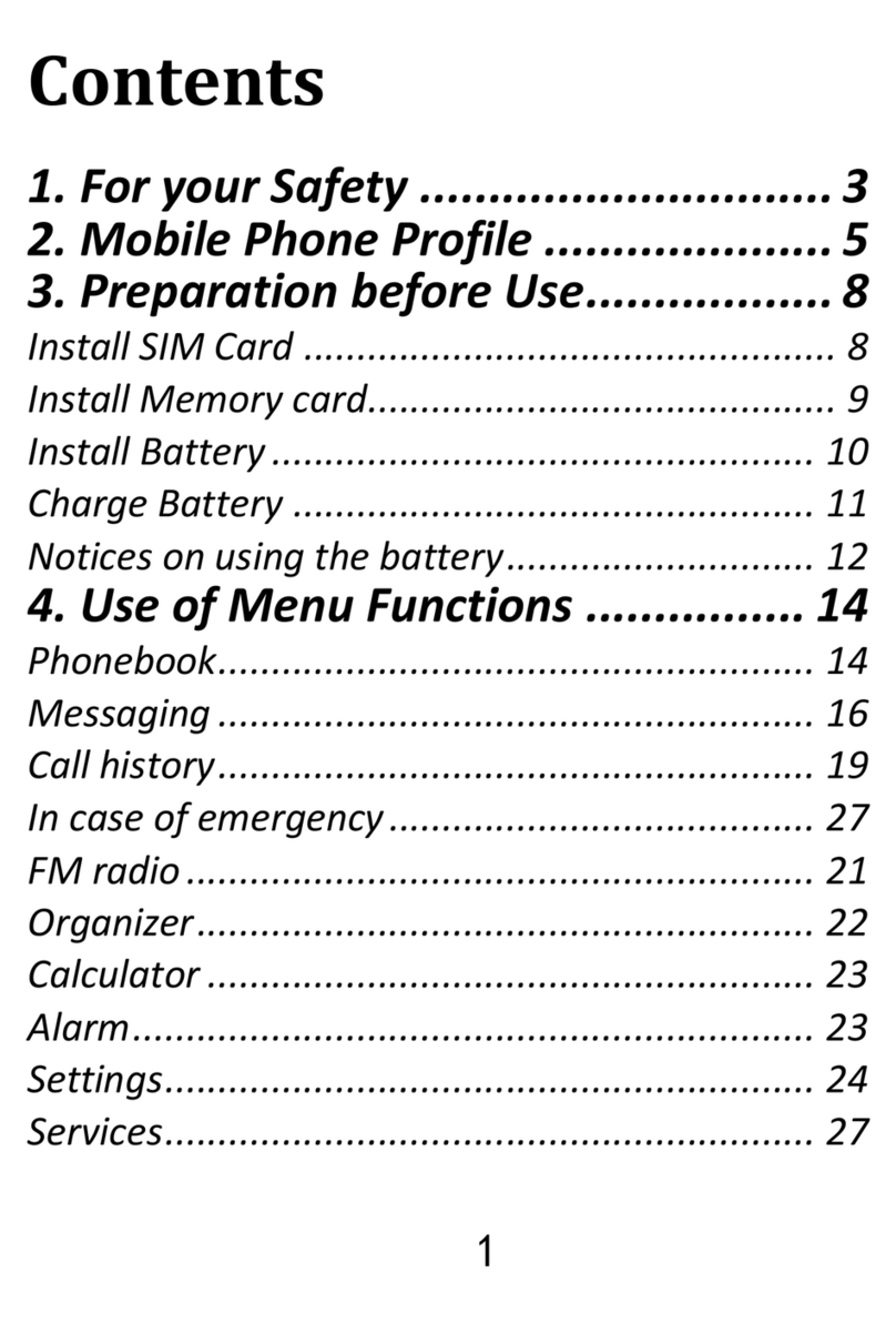 Maxcom MM705 User manual Maxcom MM705 User manual
