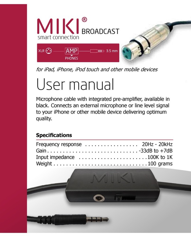 Miki XLR Connector user manual