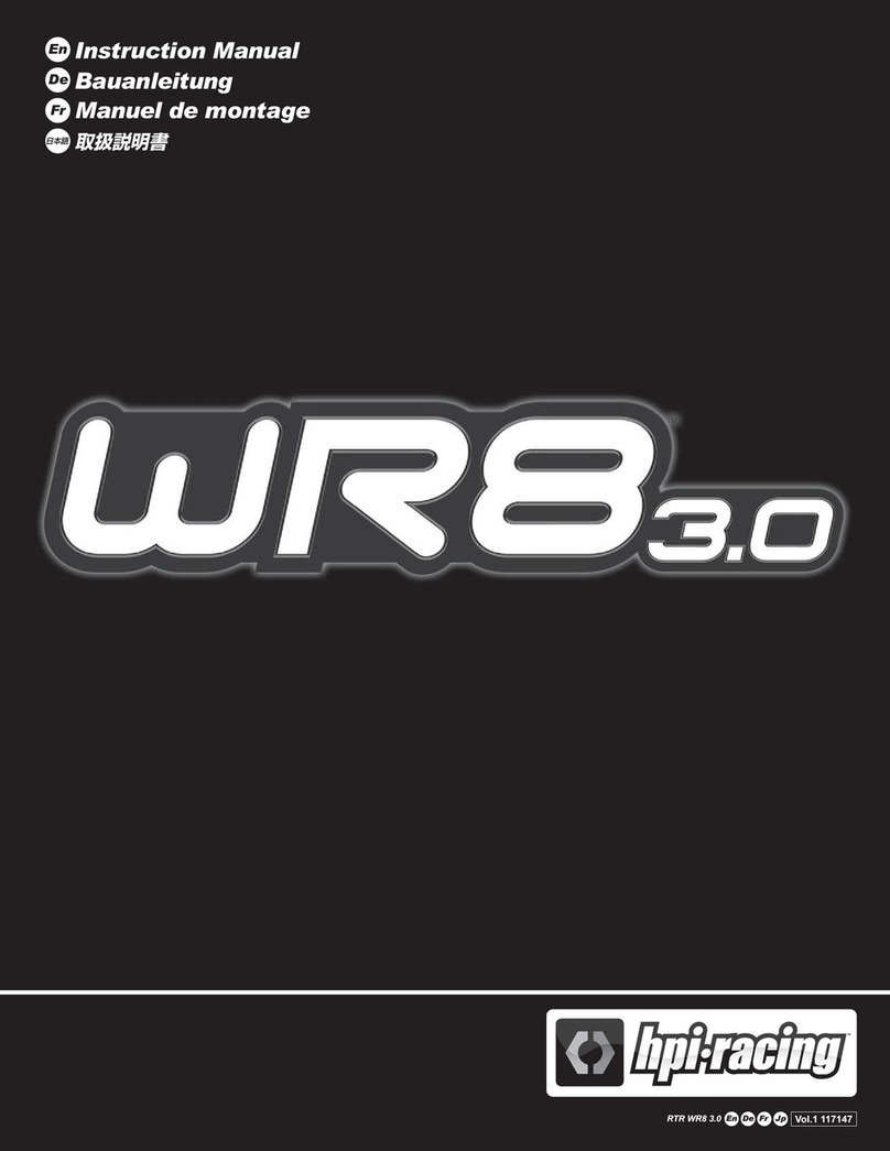 HPI Racing RTR WR8 3.0 instruction manual