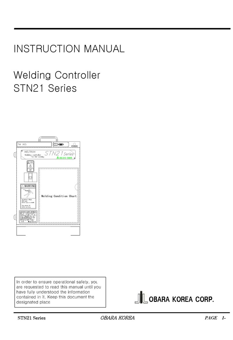 Obara Korea STN21 Series instruction manual