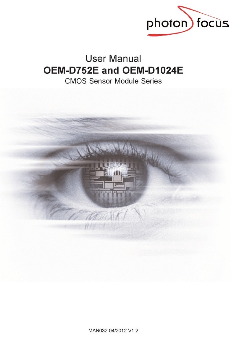 Photon Focus OEM-D752E user manual