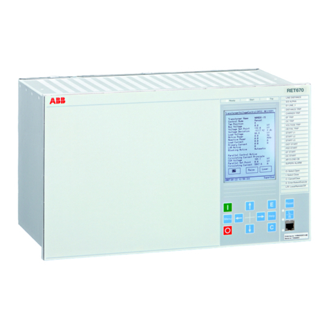 ABB RELION RET670 User manual