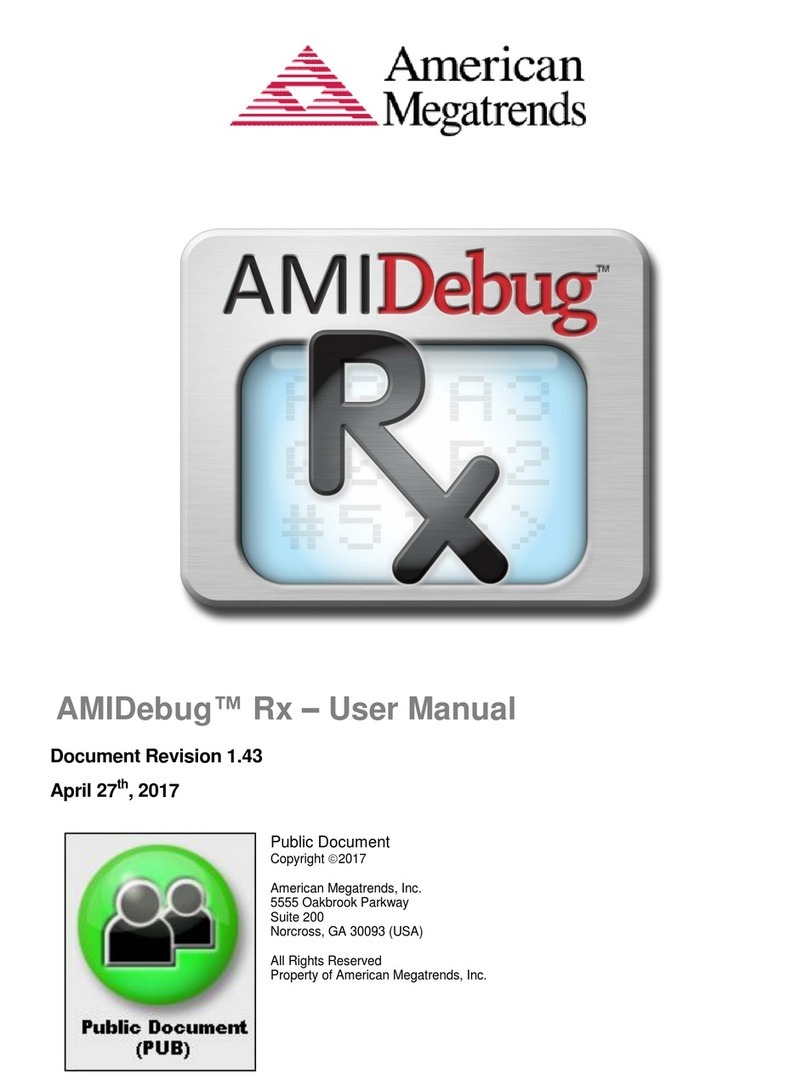 American Megatrends AMIDebug Rx user manual