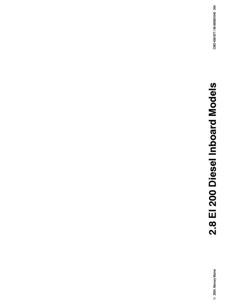 Mercury 2.8 EI 200 User manual