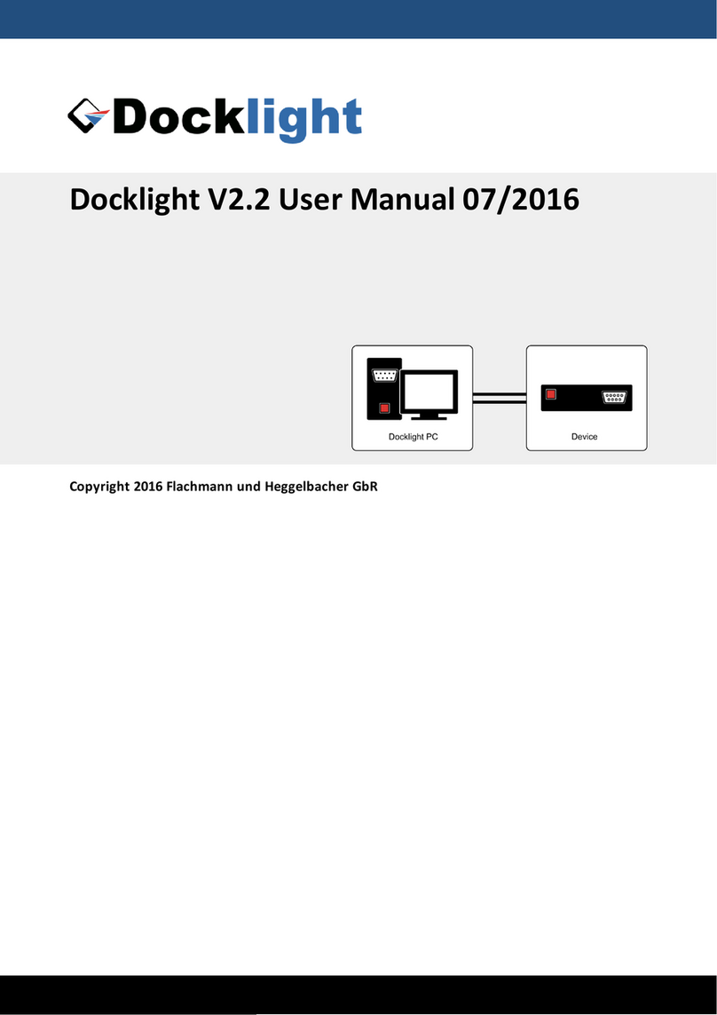 Flachmann und Heggelbacher Docklight V2.2 user manual