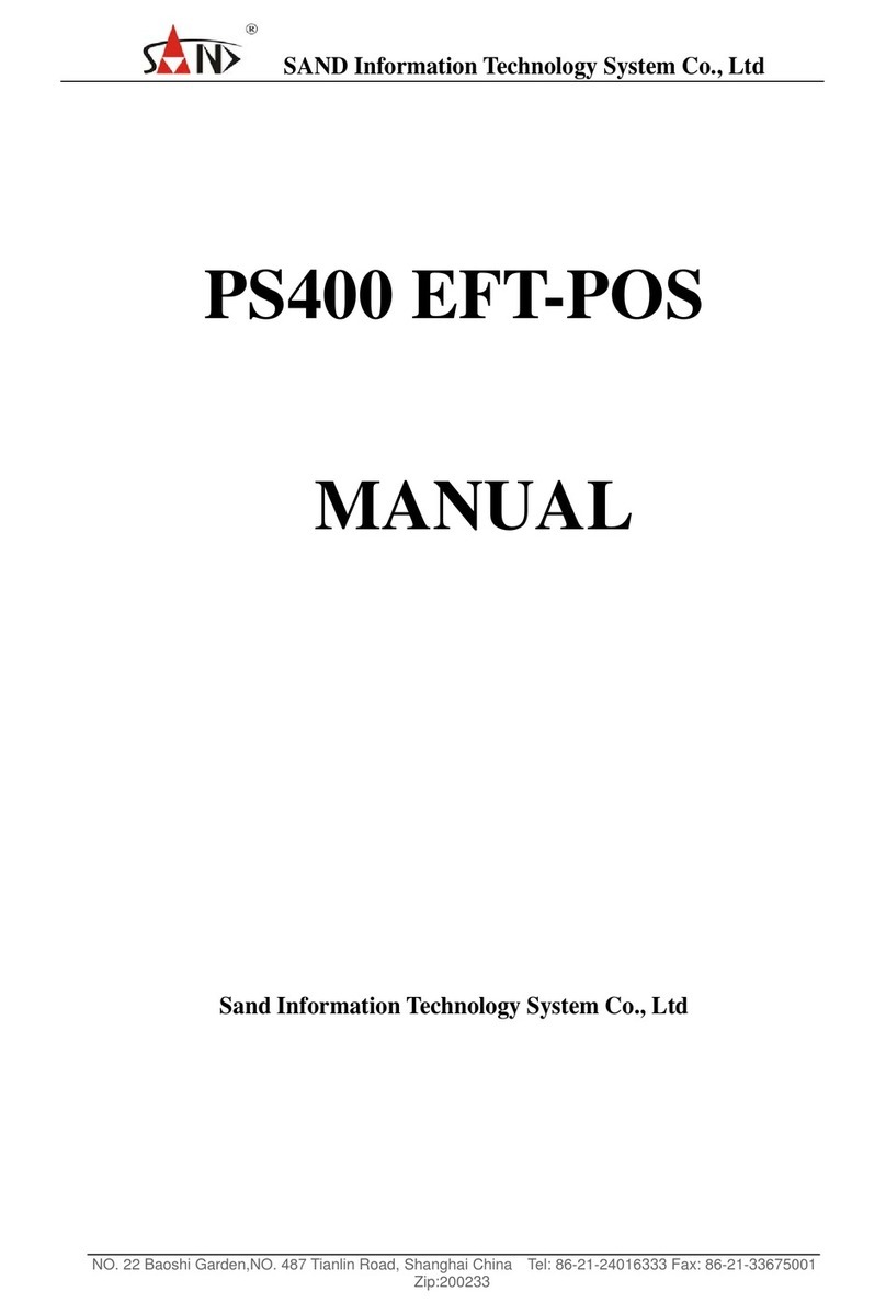 SAND PS400 EFT-POS User manual
