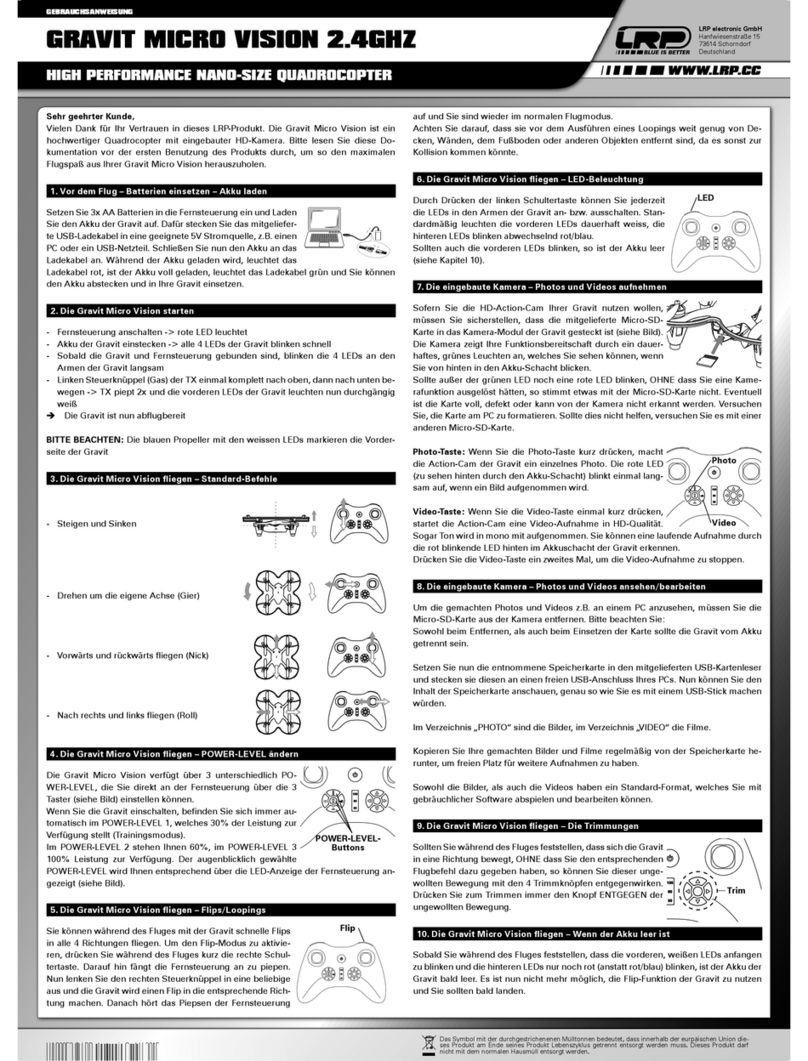 LRP GRAVIT MICRO VISION user manual