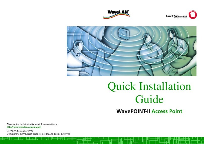 Lucent Technologies WavePoint-II User manual