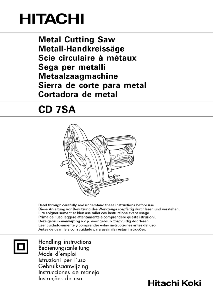 Hitachi CD 7SA Handling instructions