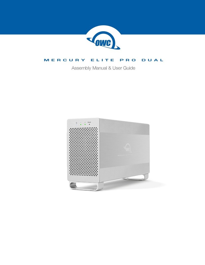 OWC Mercury Elite Pro Dual Assembly manual & user guide