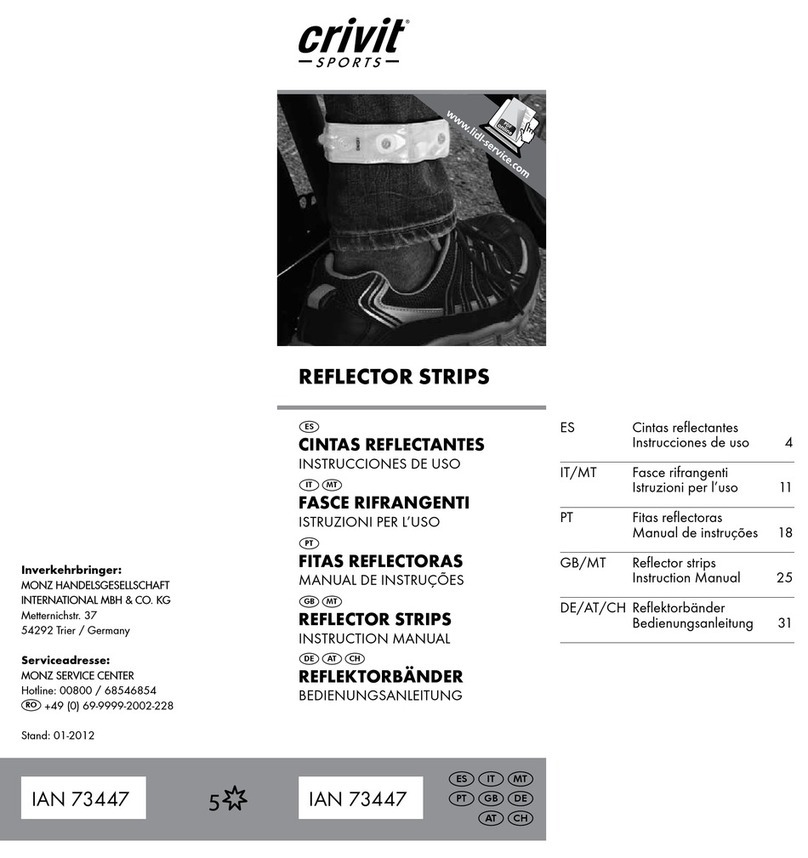 Crivit ian 73447 instruction manual