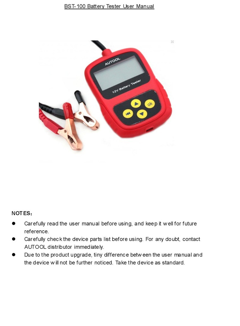 AU Tool BST-100 User manual